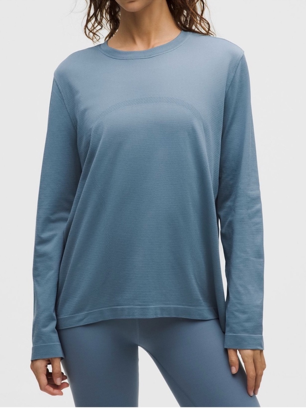 Swiftly Relaxed Long Sleeve Updated Fit Size 6 Steel Blue